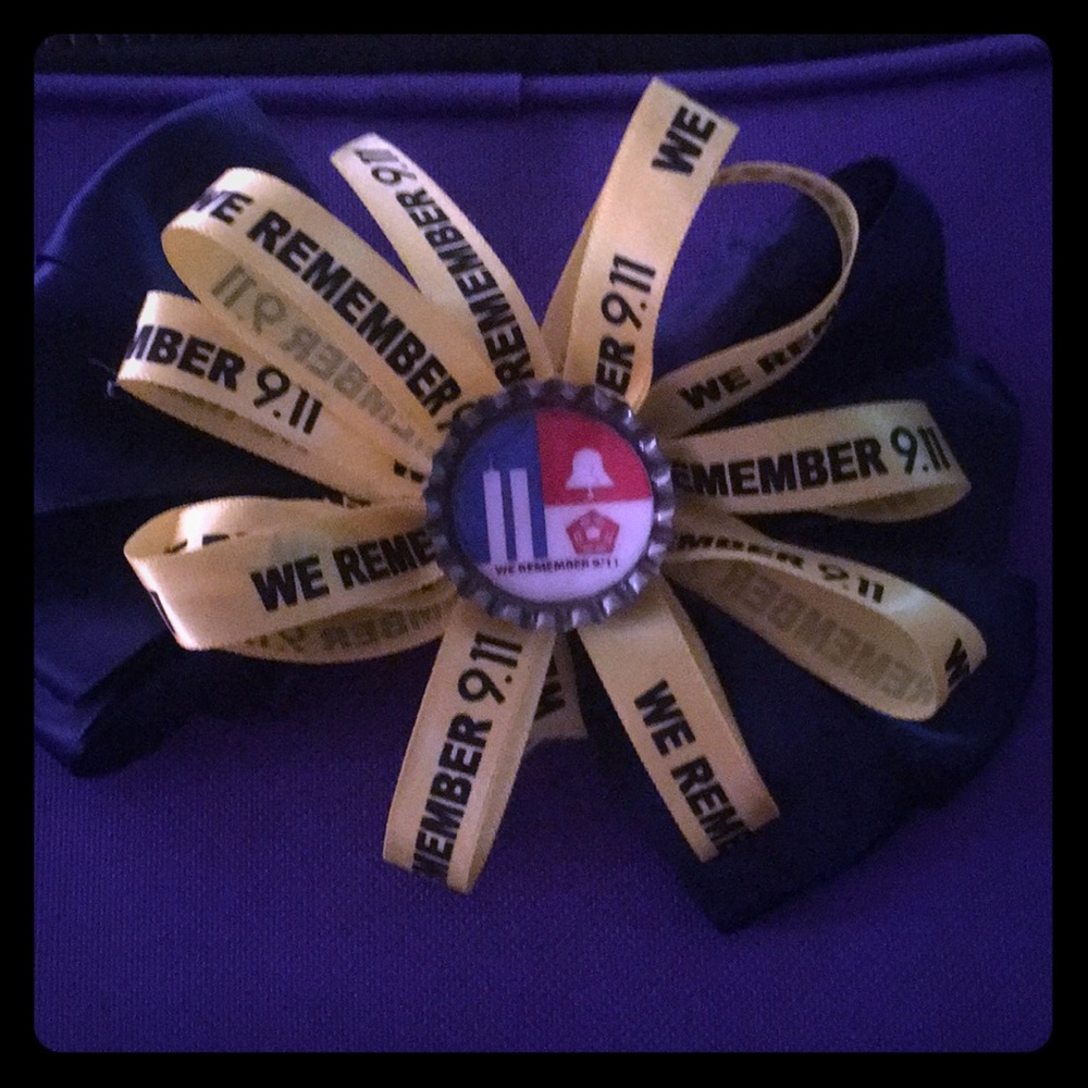 911 handmade hair bow